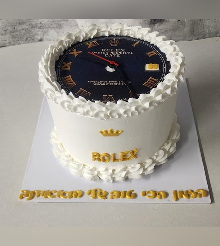 עוגת שעון ROLEX