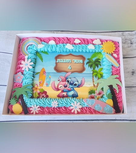 עוגת סטיץ׳ בקופסא מידה L