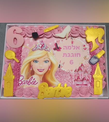 עוגת קופסה ברבי Barbi
