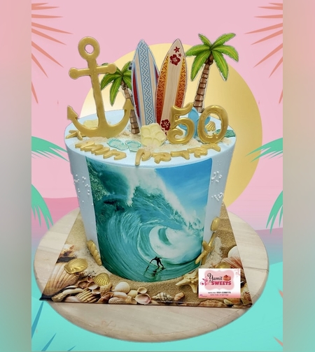 עוגת מעוצבת גלשן (L)