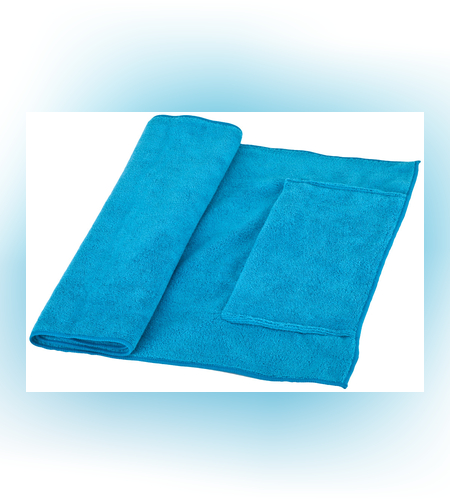 מגבת ספורט עם כיס סגירת רוכסן – ברק