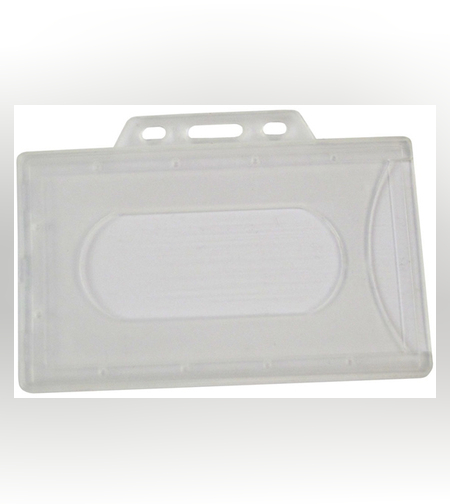 תג עובד שקוף עם תפסן