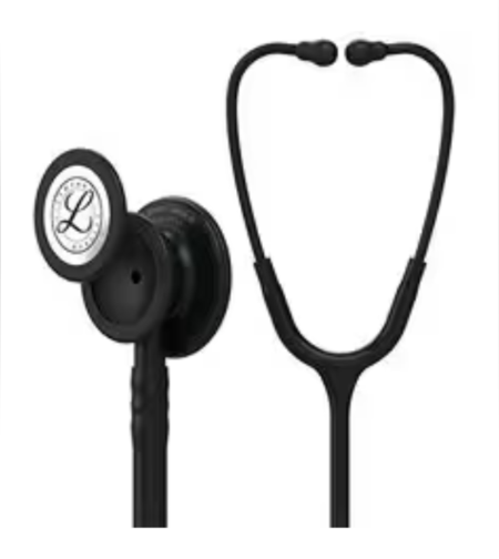3M™ Littmann® Classic III™ Monitoring Stethoscope, Black Edition Chestpiece, Black Tube, 27 in, 5803