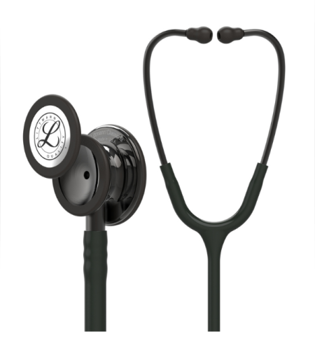 3M™ Littmann® Classic III™ Monitoring Stethoscope , Smoke-Finish , Black Tube 5811