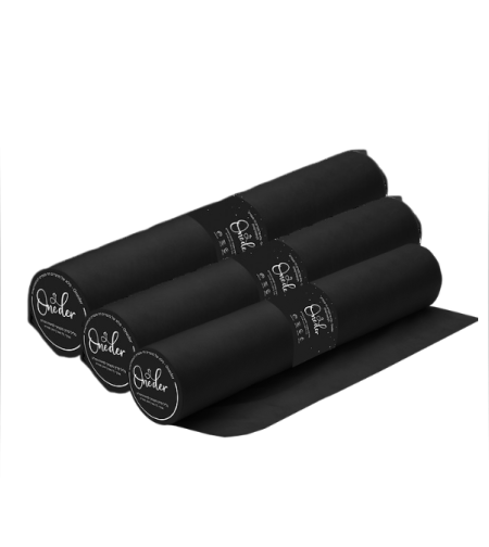 3 יח' גליל מיטה אלבד איכותי צבע שחור - 75 מטר