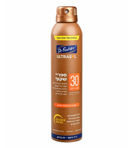 אולטרסול ספריי שקוף SPF30