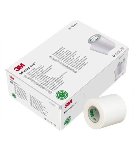 מארז MICROPORE 3M - דבק פלסטר נייר מיקרופור 5 ס