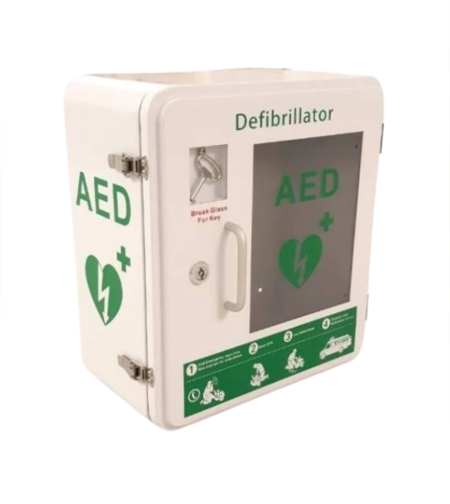 ארון חיצוני לדפיברילטור נגד חלודה ואטום למים