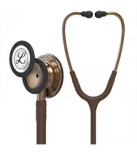 3M™ Littmann® Classic III™ Monitoring Stethoscope, Copper-Finish Chestpiece, Chocolate Tube, 27 in, 5809