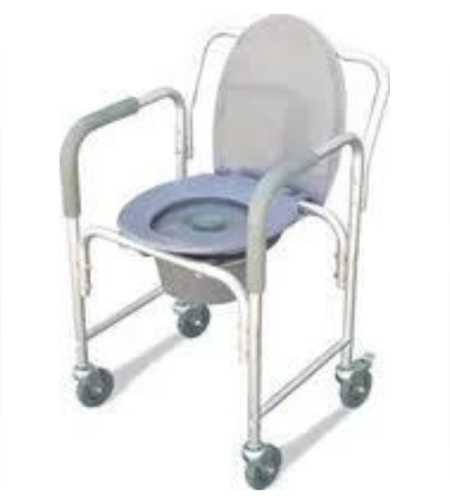 כסא רחצה ושירותים עם גלגלים