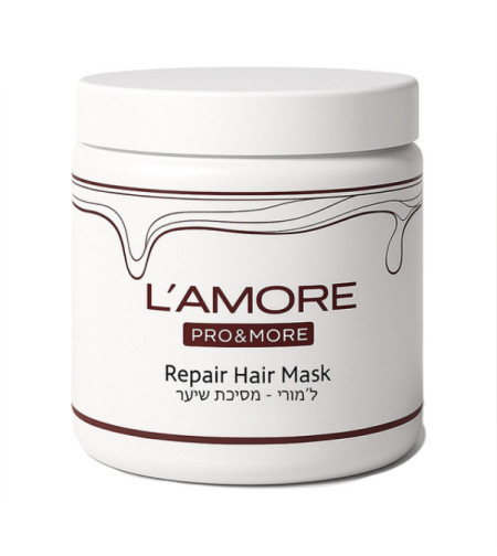 L’amore - למורי מסכה משקמת לשיער מתולתל 500 מ