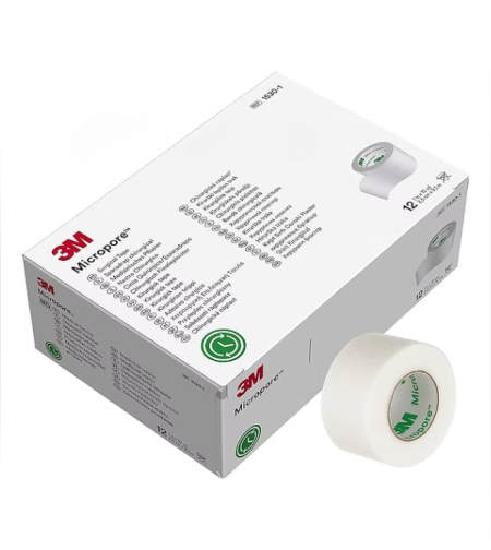 מארז MICROPORE 3M - דבק פלסטר נייר מיקרופור 2.5 ס