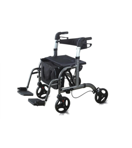 רולטור קל משקל עם מושב אשר הופך לכיסא הובלה