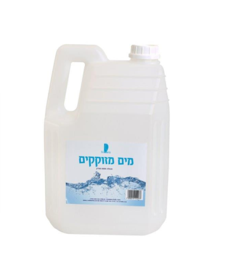 מים מזוקקים טהורים 4 ליטר