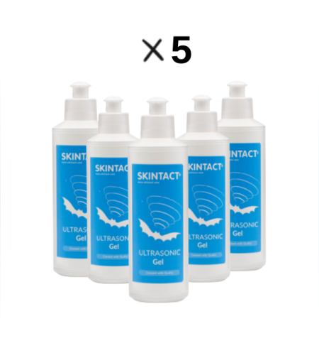 5 בקבוקי ג'ל אולטרסאונד 250 מ