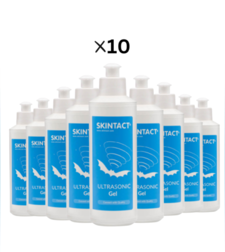 10 בקבוקי ג'ל אולטרסאונד 250 מ