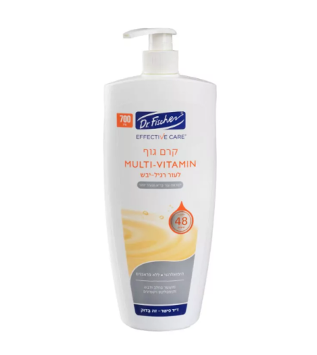 אפקטיב קר קרם גוף מולטי ויטמין לעור רגיל-יבש