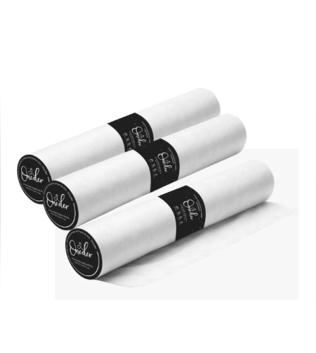 3 יח' גליל מיטה אלבד איכותי צבע לבן - 75 מטר