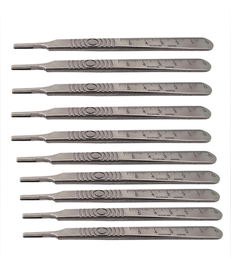 10 יחידות מחזיק להב כירורגי 3 מתכת