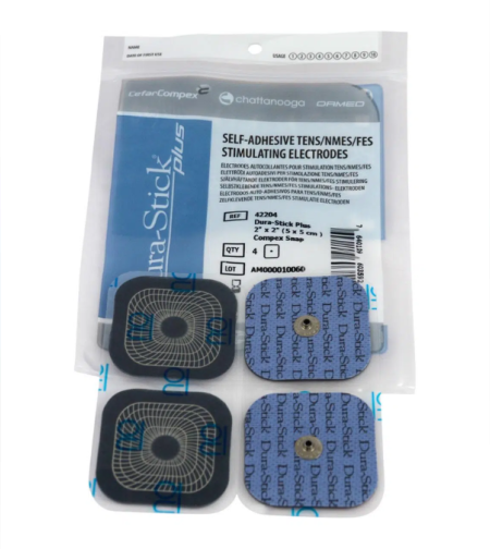 רביעיית אלקטרודות למכשיר טנס  / Dura-Stick Plus Compex Snap Electrodes – Set of 4