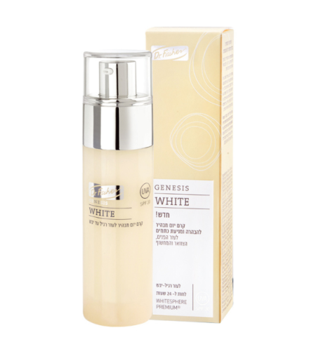 ג’נסיס ווייט קרם יום מבהיר SPF30 לעור רגיל-יבש