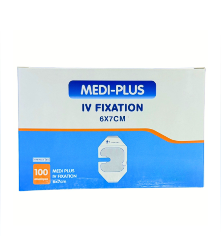 קיבוע שקוף לעירוי 100 יחידה במארז - MEDI PLUS