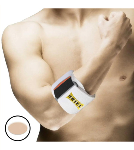 ITEM 911 – חבק טניס אלבו + מד מתח + כרית סליקון