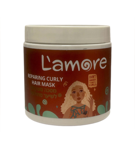 L’amore  - למורי מסכה משקמת לשיער מתולתל 500 מ