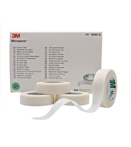 מארז MICROPORE 3M - דבק פלסטר נייר מיקרופור 1.25 ס