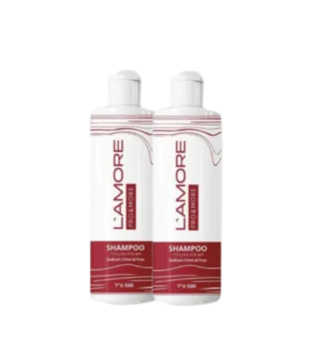 L’amore  - שתי יחידות לאמורי שמפו ללא מלח כלוריד