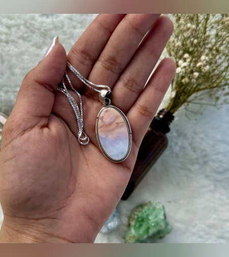 שרשרת אופל ורודה