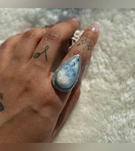 טבעת אופל כחולה פרואנית II