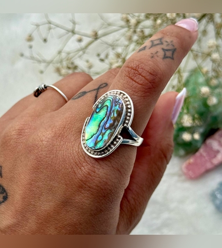 טבעת צדף אבאלון I