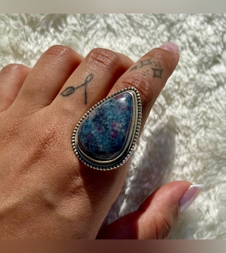 טבעת רובי פושסייט