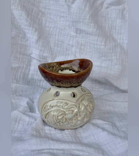 מבער פיל עגול לבן