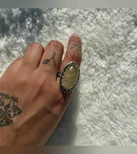 טבעת רוטיל קוורץ I