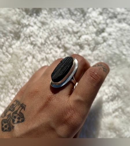 טבעת טורמלין שחורה II