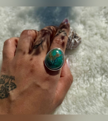 טבעת טורקיז טיבטית V