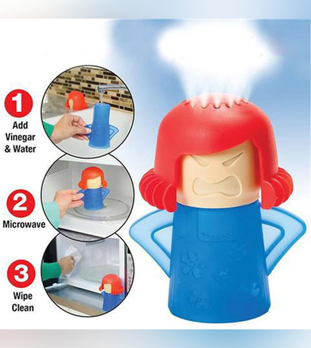 מנקה מיקרוגל תנור בקלות