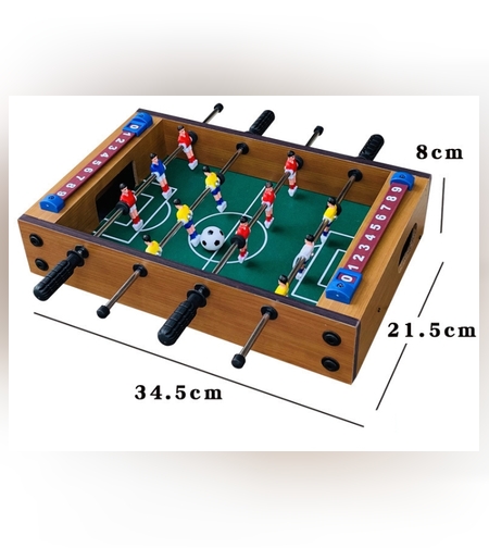 מיני צעצועי שולחן כדורגל מקורה מעץ