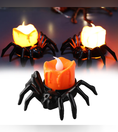 קישוטי פמוט עכביש