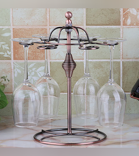 מתלה לכוסות 6 כוסות