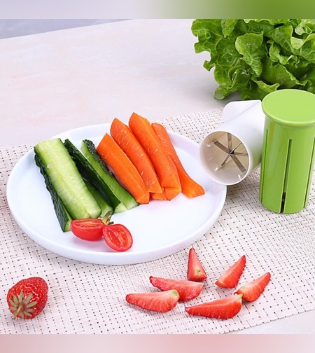 גאדג'ט חותך ירקות יצירתי חזק ועמיד: נירוסטה