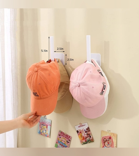 2+2 יחידות מתלה לכובעי בייסבול