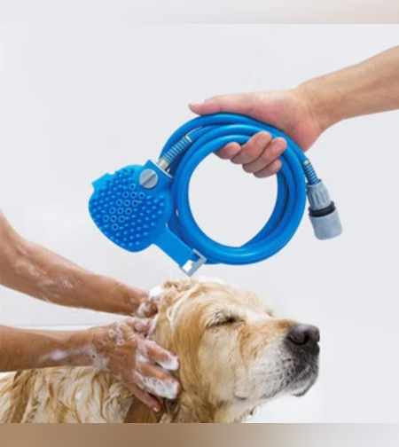 צינור מקלחת רב תכליתית לחיות מחמד