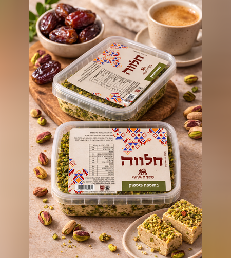 Akko halva with pistachio