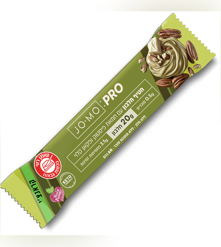 חטיף חלבון עם חמאת פיסטוק ופקאן קלוי