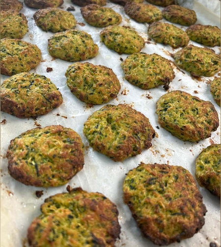 לביבות זוקיני אפויות לל