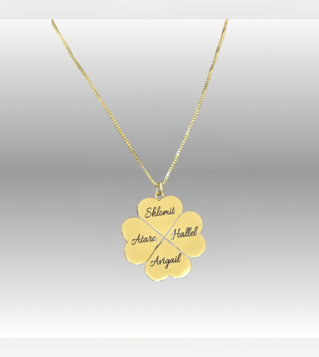 שרשרת תלתן וחריטת שמות