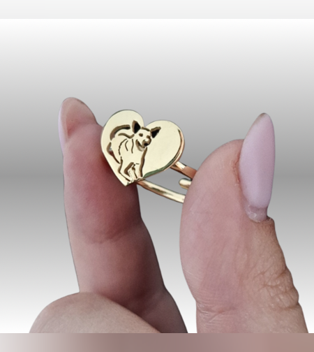 טבעת לב &תמונה